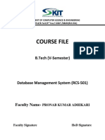 Course File