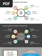 FF0239 01 6 Item Agenda Concept For Powerpoint 16x9