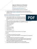 Graphic Organizer Mechanisms of Evolution