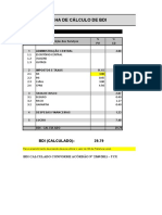 Planilha Calculo BDI REVISADA