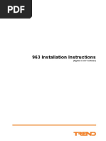 963 Installation Instructions: (Applies To v3.71 Software)