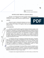 Amparo Del TC SOBRE PENSIONISTAS E LA COMPAÑÍA PERUANA DE VAPORES