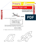 Las Vocales para Primero de Primaria