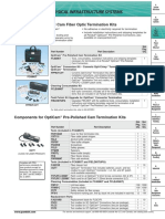 Physical Infrastructure Systems: Opticam Pre-Polished Cam Fiber Optic Termination Kits