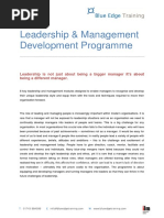 Leadership & Management Development Programme