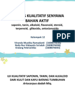 Analisis Kualitatif Bahan Alam