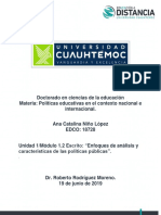 1.2 Enfoques y Características de Las PP. ANA NIÑO