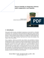 O Emprego Das Forças Armadas Na Segurança Interna em Portugal: Estudo Comparativo Com Espanha