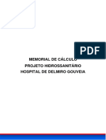 Memorial de Cálculo Hidrossanitário