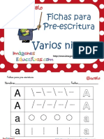 LIBRO Preescritura Diferentes Niveles Abecedario 2DO