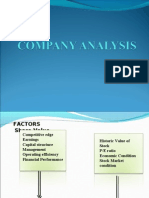 Company Analysis SAPM