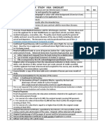 MALTA VFS INDIA Study Visa Checklist