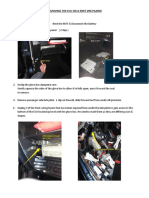 Removing Mitsubishi Pajero ECU