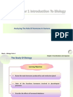 Chapter 1 Introduction To Biology: Analysing The Role of Hormone in Humans