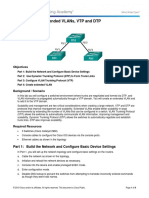 3.1.4.2 Lab - Configure Extended VLANs, VTP and DTP