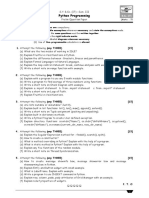 Python Sample Paper