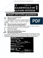 Chapter 2 - Fundamentals of Operating System - Notes