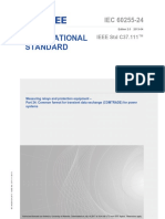 IEEE-IEC Measuring Relays and Protection Equipment Part 24 Common Format For Transient Data Exchange (COMTRADE) For Power Systems