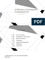 Operational Efficiency at Narayana Hrudayalaya-NH: Expanding Reach