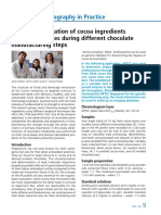 HPTLC Quantification of Cocoa Ingredients and Their Changes During Different Chocolate Manufacturing Steps