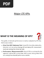 Major Lte Kpis