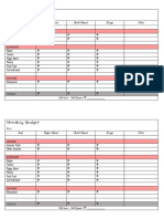 Monthly Budget Items Budget Amount Actual Amount Savings Notes