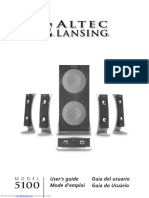 User Manual Altec Lancing 5100