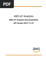 Aws Iot Analytics API