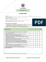 Cot-Rpms: Teacher I-Iii