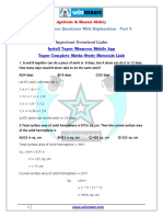 TNPSC Aptitude Mental Ability Solved Sums Part 5 PDF