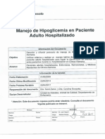 Manejo de Hipoglucemia Paciente Hospitalizado