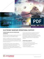 Electronic Warfare Operational Support: Transforming Data Into Operational Advantage