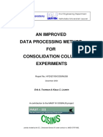 An Improved Data Processing Method FOR Consolidation Column Experiments