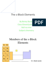 S-Block Element