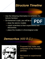 Lec 2 Atomic Structure Timeline