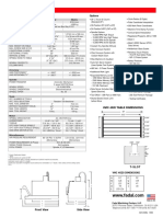 Specifications: VMC 4020 Table Dimensions