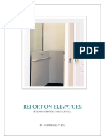 Report On Elevators: Building Services (Mechanical)