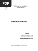 Marketing Relacional TRABAJO FINAL