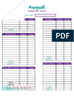 Paycheck Bill Tracker