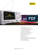 DSA800/E: Spectrum Analyzer