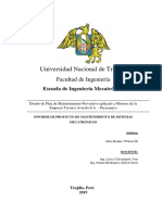 Informe General de Mantenimiento - Suficiencia