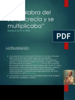 La Palabra Del Señor Crecía y Se