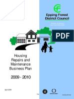 Housing Repairs Maintenance Business Plan 2009-10