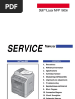 Manual Service Dell 1600n