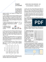 Lista de Química - Estequiometria