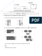 Prueba Fracciones Adaptada 6A