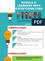 Module 6 - Learners With Exceptionalities FINAL PRESENTATION