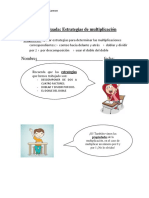 Guía Estrategias de Multiplicación