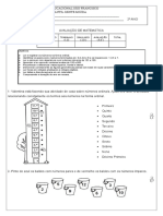 Avaliação de Matemática