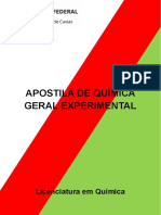 Apostila de Química Geral Experimental